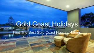 Gold Coast Holidays