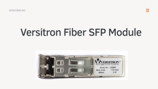 Versitron Fiber SFP Module