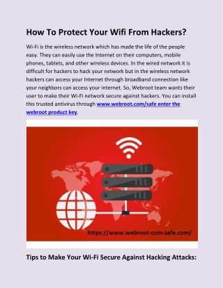 How To Protect Your Wifi From Hackers?