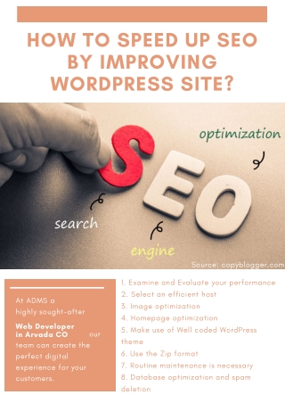How to Speed Up SEO by Improving WordPress Site?