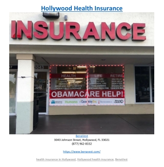 Hollywood Health Insurance