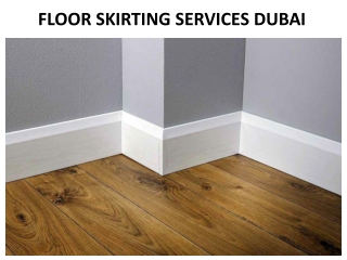 Best Floor Skirting Dubai