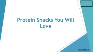 Protein Snacks You Will Love