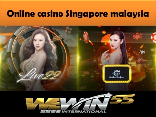 winning online casino Singapore malaysia that can turn your game into your favour