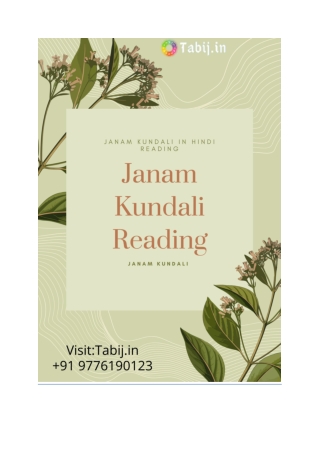 Janam Kundali analysis by date of birth: Gain Insight in Your Life