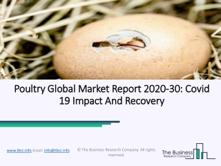 Global Poultry Market Outlook, Opportunities, Challenges with Forecast To 2023
