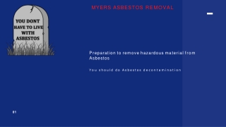 Asbestos Disposal services in Victoria: Myers Asbestos Removal