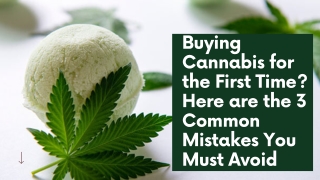 Buying Cannabis for the First Time? Here are the 3 Common Mistakes You Must Avoid