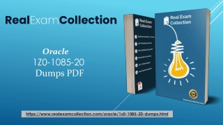 Latest Download 2020 1Z0-1085-20 Dumps In Just 24 Hours - Realexamcollection