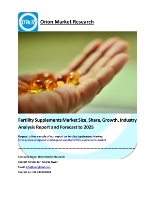 Fertility Supplements Market