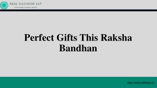 Perfect Gifts This Raksha Bandhan