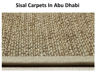 Sisal Carpets In Abu Dhabi