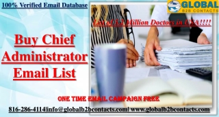 Chief Administrator Email List