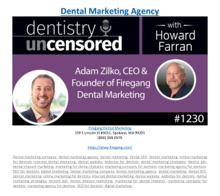 Dental Marketing Agency