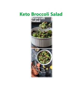 Keto Broccoli Salad