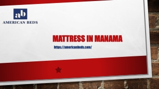 Mattress in Manama