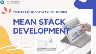 Hire MEAN STACK Development Services - Tech Prastish