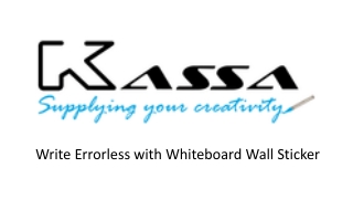 Write Errorless with Whiteboard Wall Sticker