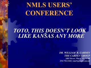 NMLS USERS’ CONFERENCE
