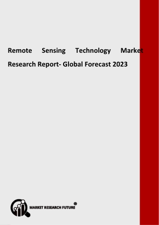 Remote Sensing Technology Market