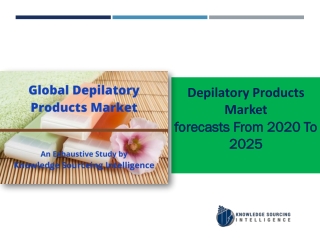 Depilatory Products Market Research Report- Forecasts From 2020 To 2025