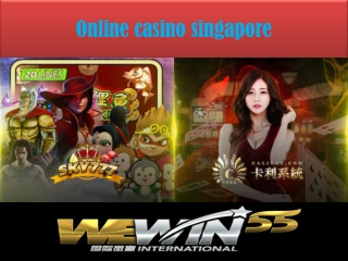 online casino singapore is a famous