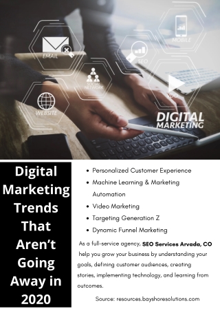 Digital Marketing Trends That Aren’t Going Away in 2020
