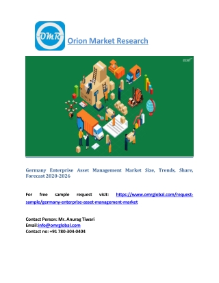 Germany Enterprise Asset Management Market Size, Trends, Share, Forecast 2020-2026