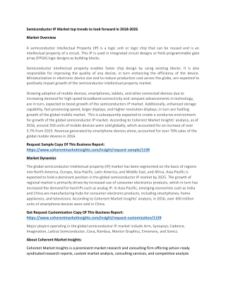 Semiconductor IP Market top trends to look forward in 2018-2026