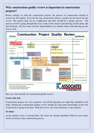 Why construction quality review is important in construction projects?