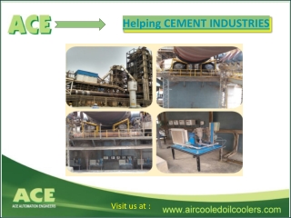 ACE Air Cooled Oil Coolers for cement industry