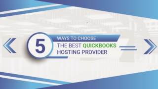 5 Ways to Choose Quickbooks Hosting Provider