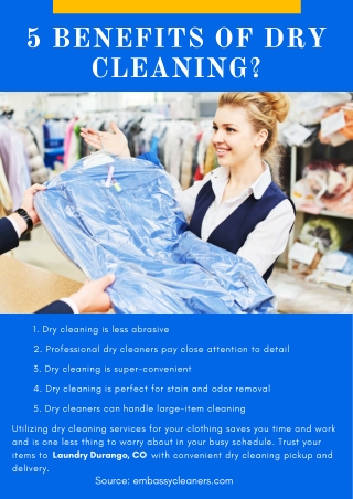 5 Benefits of Dry Cleaning?