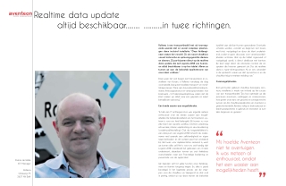 Realtime data update  altijd beschikbaar Aventeon met Logistics.ONE – Logistieke Software