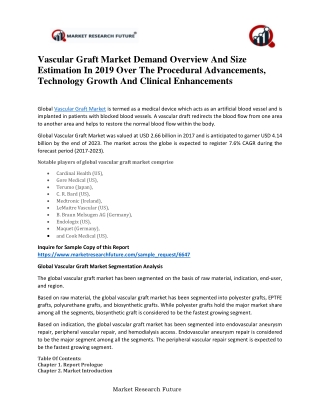 Global Vascular Graft Market Research Report-Forecast to 2025