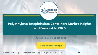 Polyethylene Terephthalate Containers Market Insights and Forecast to 2026