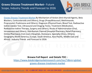 Graves Disease Treatment Market– Future Scope, Industry Trends and Forecast to 2026
