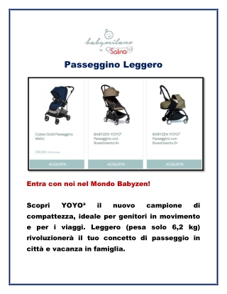 Passeggino Leggero