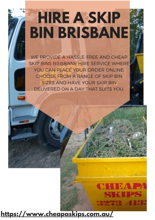 Hire a Skip Bin Brisbane