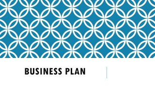 Business Plan and Elements of Business Plan