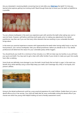 Searching For Facts About Picking A Dental practitioner? Check This Out!