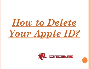 How to Delete Your Apple ID?