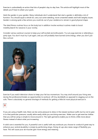 Outstanding Physical fitness Tips That May Help You Eliminate That Excess Fat