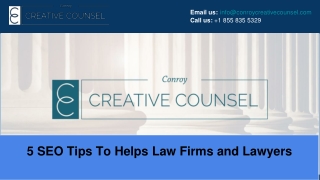 5 SEO Tips To Helps Law Firms and Lawyers