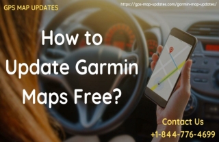 How to Update Garmin GPS Maps Free? | Garmin Maps Update Free
