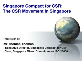 Singapore Compact for CSR: The CSR Movement in Singapore