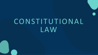 Constitutional Law