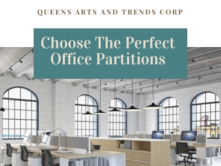 Choose The Perfect Office Partitions in Manila