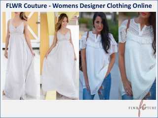 FLWR Couture - Best Women’s Designer Clothing Store Online