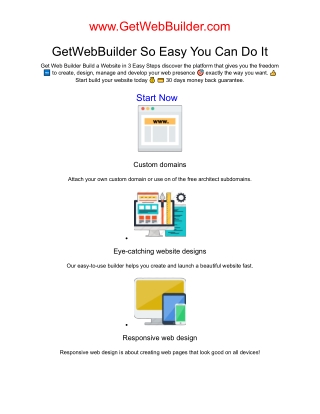 GetWebBuilder So Easy You Can Do It